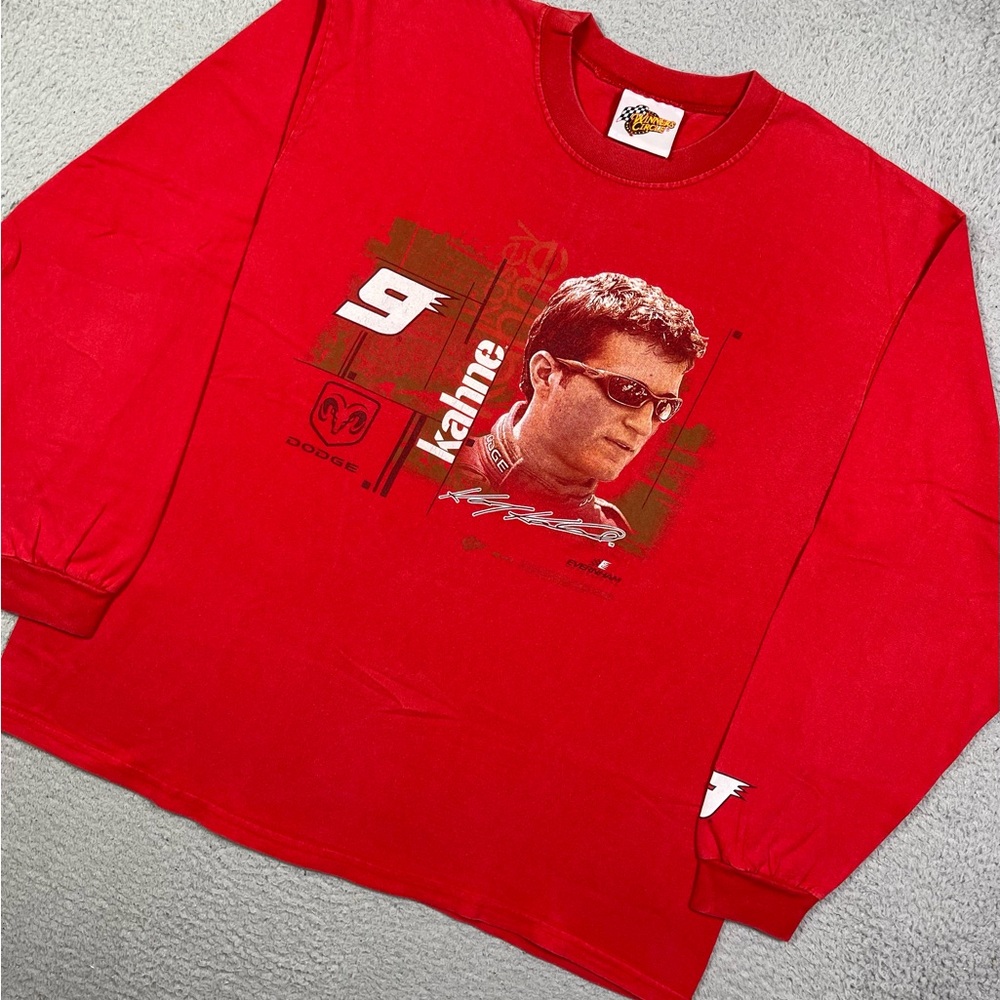 Vintage y2k Kasey Kahne NASCAR dodge long sleeve T-shirt